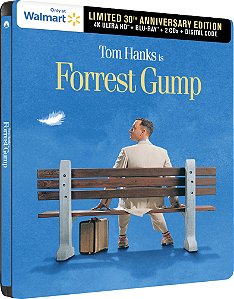 4K UHD + Blu-ray SteelBook Forrest Gump O Contador de Histórias - Tom Hanks