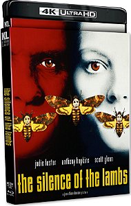 4K UHD + Blu-ray O Silêncio dos Inocentes - Jodie Foster Anthony Hopkins | The Silence of the Lambs