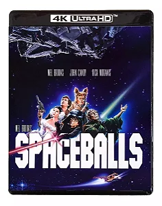 4K UHD + Blu-Ray SOS Tem Um Louco Solto No Espaço | Spaceballs - Mel Brooks