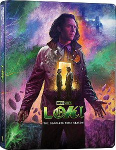 4K UHD SteelBook Loki - Temporada 1 - Marvel