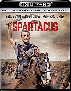 4K UHD + Blu-Ray Spartacus - Stanley Kubrick - Dublado e Legendado - Lacrado