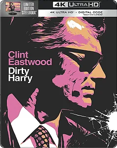 4K UHD SteelBook Perseguidor Implacável | Dirty Harry - Clint Eastwood