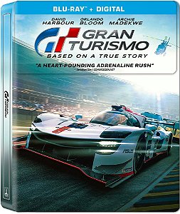 Blu-Ray SteelBook Gran Turismo de Jogador a Corredor - David Harbour