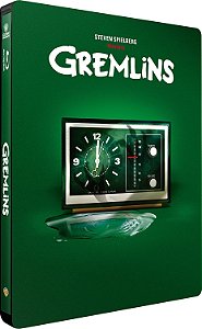 Blu-Ray SteelBook Gremlins - Steven Spielberg - Dublado e Legendado