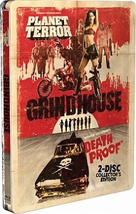 Blu-ray SteelBook Planeta Terror e Prova de Morte | Grindhouse - Planet Terror - Death Proof - Tarantino