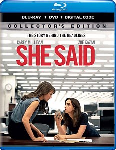 Blu-Ray Ela Disse | She Said - Carey Mulligan - Zoe Kazan