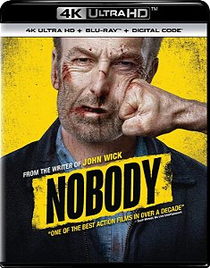 4K UHD + Blu-Ray Anônimo | Nobody - Bob Odenkirk - Lacrado