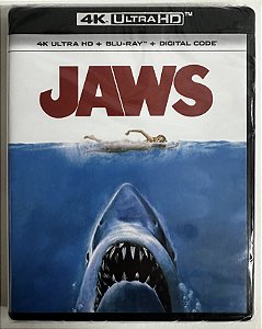 4K UHD + Blu-Ray Tubarão | Jaws - Steven Spielberg - Lacrado