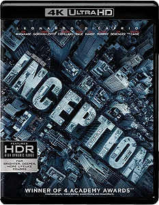 4K UHD + Blu-Ray A Origem | Inception - Leonardo Di Caprio - Dublado e Legendado