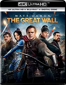 4K UHD + Blu-Ray A Grande Muralha | The Great Wall - Matt Damon - Lacrado