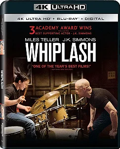 4K UHD + Blu-Ray Whiplash Em Busca da Perfeição | Whiplash - Miles Teller