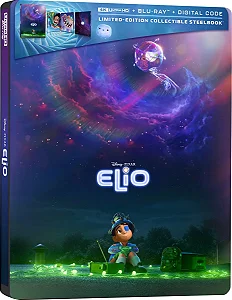 4K UHD + Blu-Ray SteelBook Elio - Disney - Lacrado