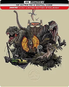 4K UHD SteelBook Jurassic Park - Trilogia