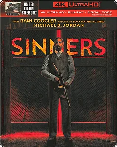 4K UHD + Blu-Ray SteelBook Pecadores | Sinners - Michael B Jordan