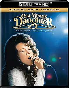 4K UHD + Blu-Ray O Destino Mudou Sua Vida | Coal Miner's Daughter - Sissy Spacek