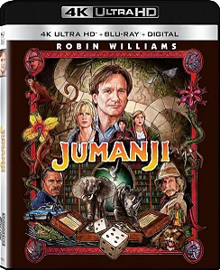 4K UHD + Blu-Ray Jumanji - Robin Williams - Dublado e Legendado