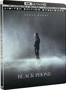 4K UHD + Blu-Ray SteelBook Telefone Preto 2 | Black Phone 2 - Ethan Hawke