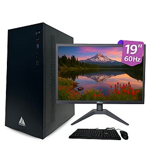 Computador Pc Completo I5 16GB Ram SSD 512GB Monitor 19" Teclado e Mouse Windows 10 Pro