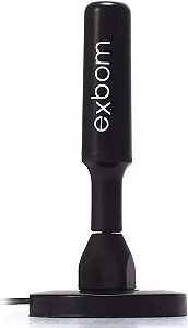 Antena p/ TV Digital HDTV Conector F Macho - 5 metros