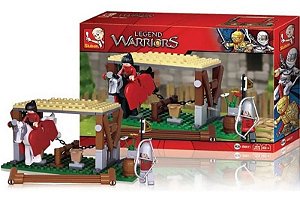 Blocos de Montar Cavaleiros do Estábulo 129 peças +6 anos