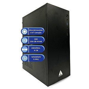 Computador MultiPc i3 8ª Geração 8GB RAM SSD 256GB Win11 Pro