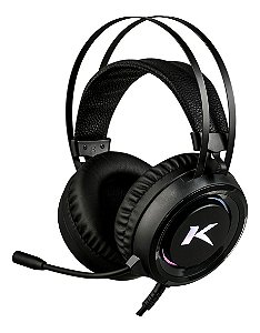 Fone Headset Gamer Ktrok Stout P2 Led Ultra Confortavel