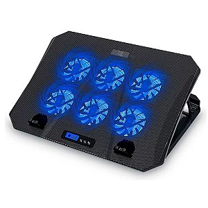 Suporte Articulado De Mesa  P/ Notebook 15,6" 6 Ventiladores