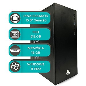 Computador MultiPC I5 6ªGeração 16GB SSD 512GB Nvme Win11Pro