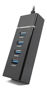 Hub Cabo Usb 3.0 Extensor 4 Portas High Speed Hd Pen Drive