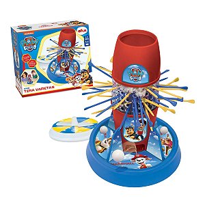 Brinquedo Infantil Jogo de Tirar Varetas Patrulha Canina Elka Divertido e Educativo