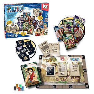 Jogo De Tabuleiro Wanted One Piece Luffy Piratas Do Chapéu De Palha Anime Elka