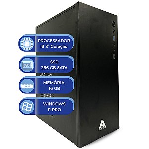 Computador MultiPc Office I3 8ª Geração SSD 256GB 16GB RAM Windows 11