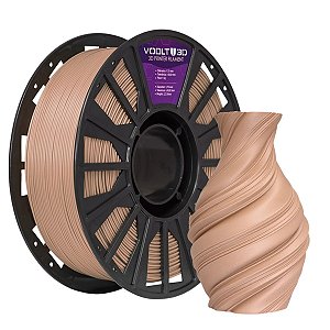 Filamento Pla Marrom Cappuccino Velvet Speed Premium 1kg