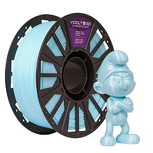 Filamento PLA Azul Macaron Velvet High Speed Premium - 1Kg
