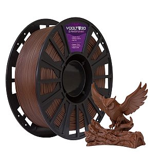 Filamento PLA Marrom Velvet High Speed Premium - 1Kg
