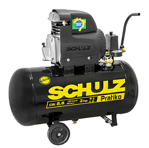 CCompre Compressor de Ar CSI 2CV 50L 220V com Rodas - SCHULZ