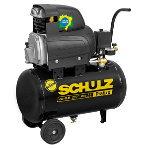 Compre Compressor de Ar Portátil CSI 2CV 25L com Rodas 127V - SCHULZ