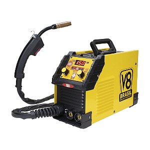 Máquina de Solda Multiprocesso 150 I Bivolt MIG MMA TIG - Alta Performance | V8 BRASIL