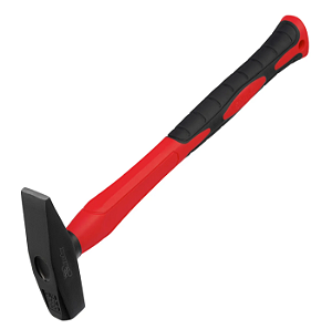 Martelo Pena Aço Carbono Forjado Cabo Fibra Emborrachado - TOOLS WORLD - MTX