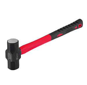 Marreta Oitavada 1500g Cabo de Fibra 37cm Para Construção - TOOLS WORLD - MTX