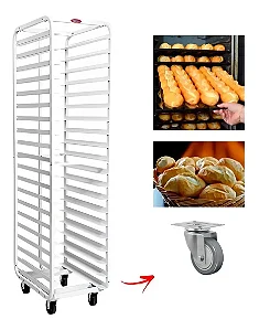 Estante para 20 Assadeiras 60x40 | Desmontável - IMECA