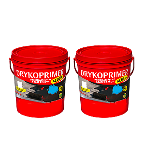 Kit 2 Drykoprimer Acqua 3,6L – Impermeabilização Eficaz- DRYKO IMPERMEABILIZANTES