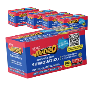 Massa Epóxi Vedatudo 50g – Vedação e Reparos Rápidos e Resistentes - DRYKO IMPERMEABILIZANTES
