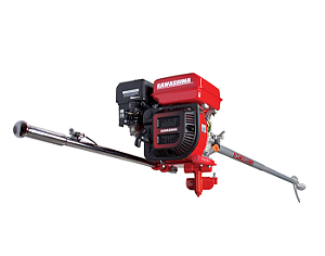 Rabeta Longa com Motor GE1500 Hélice 7.5 254L - KAWASHIMA