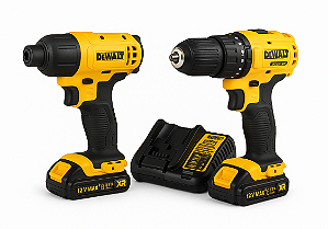 Kit Parafusadeira e Furadeira 12V Max Li-Ion Compacta Sem Fio