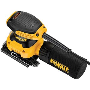 Lixadeira Orbital 1/4" 230W 220V para Acabamentos Precisos- DeWlalt