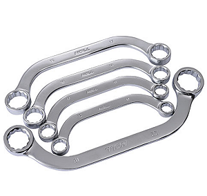 JOGO DE CHAVES STARTER MEIA LUA 10X12 A 19X22MM 5 PEÇAS 486,0007 - AMATOOLS - NOLL