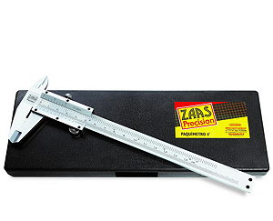 PAQUÍMETRO ANALÓGICO UNIVERSAL 150MM 6" EM AÇO INOX 1,0001 - AMATOOLS - ZAAS