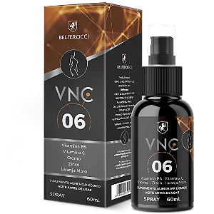 VNC 06 Extrato de Laranja Moro • Vitamina B6 • Vitamina C • Cromo • Zinco
