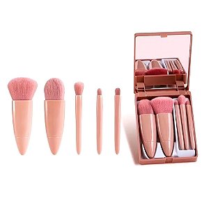 KIT MINI ESPELHO COM PINCÉIS